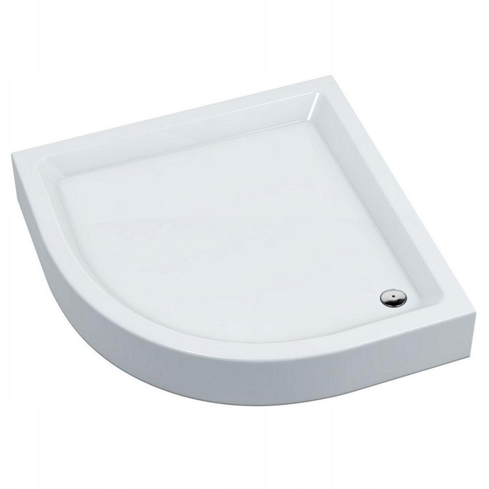 Brodzik akrylowy Stabilsound 80x80x17 / 7 cm półokrągły r55 Grando Plus