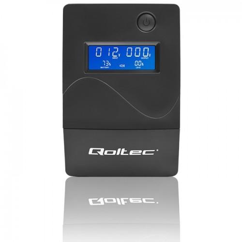 QOLTEC asilacz awaryjny UPS Monolith 850VA 480W LCD USB RJ45