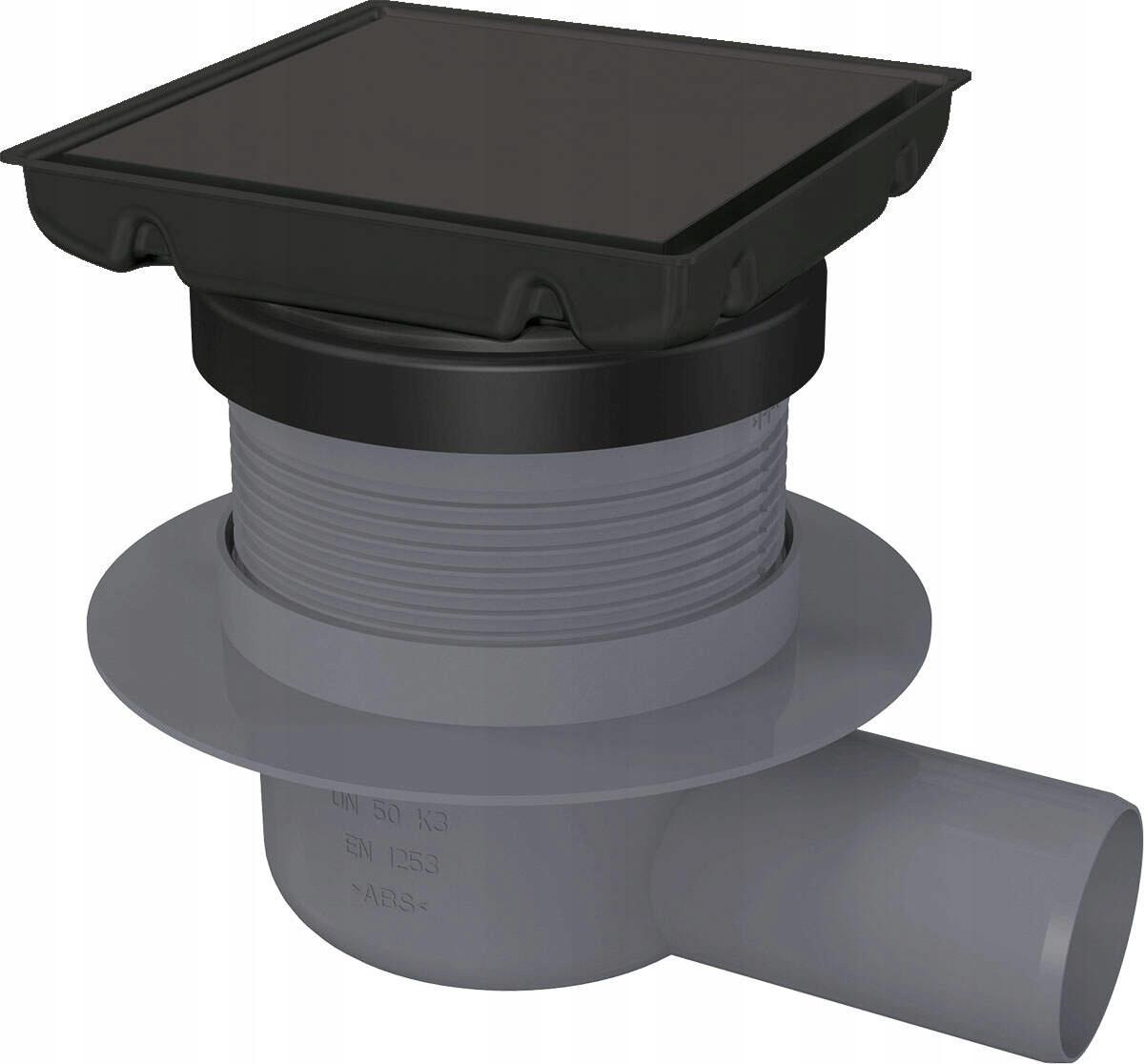 DEANTE ODPŁYW PUNKTO.ODWRACALNY.NERO.130X130 M