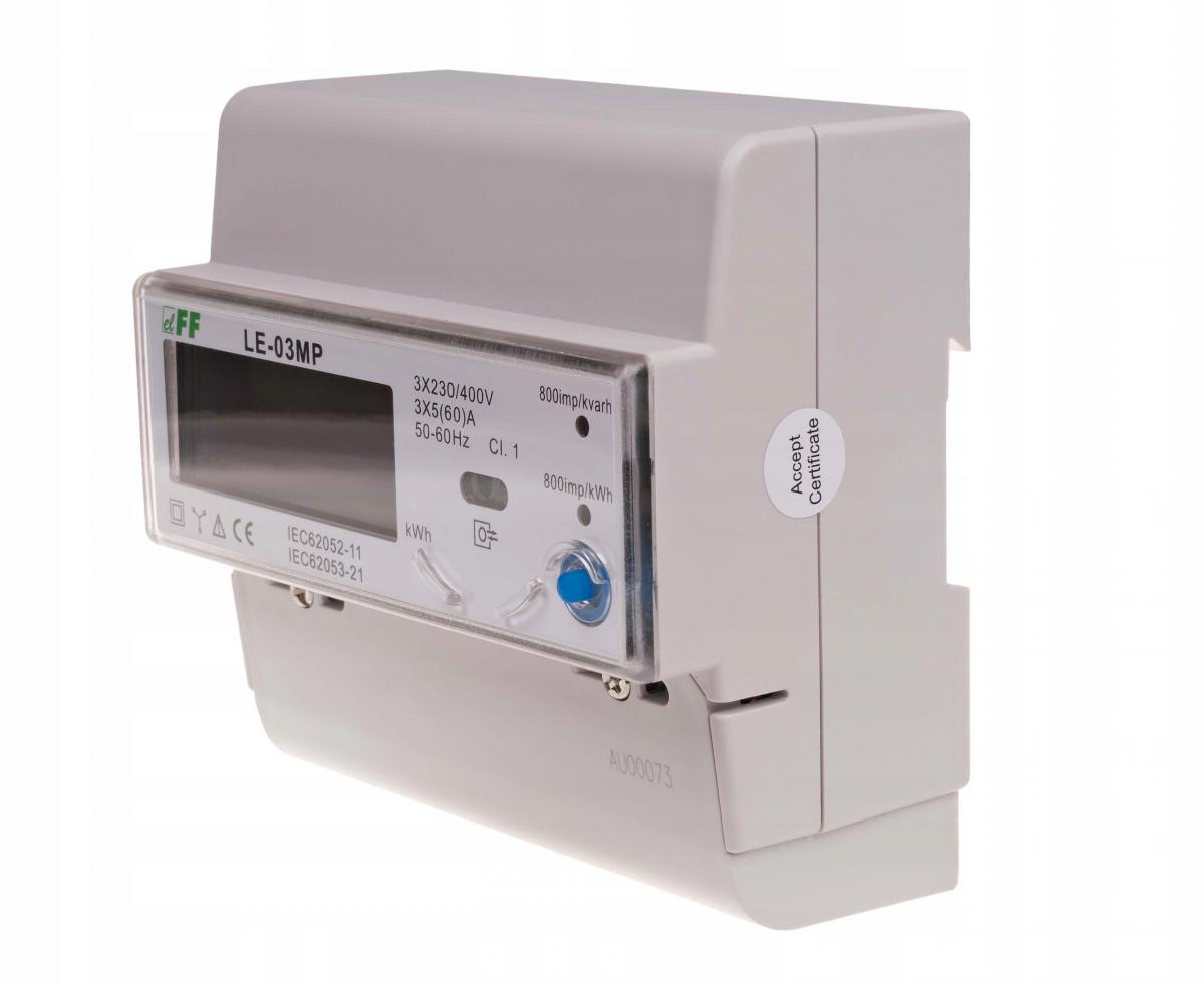 F&F Licznik energii elektrycznej MODBUS RS-485 -trójfazowy LE-03MP