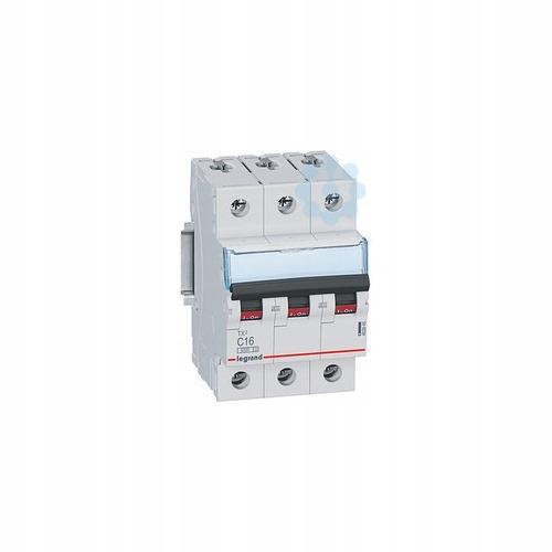 LEGRAND Wyłącznik nadprądowy S 303 3P C 16A 6000A TX3