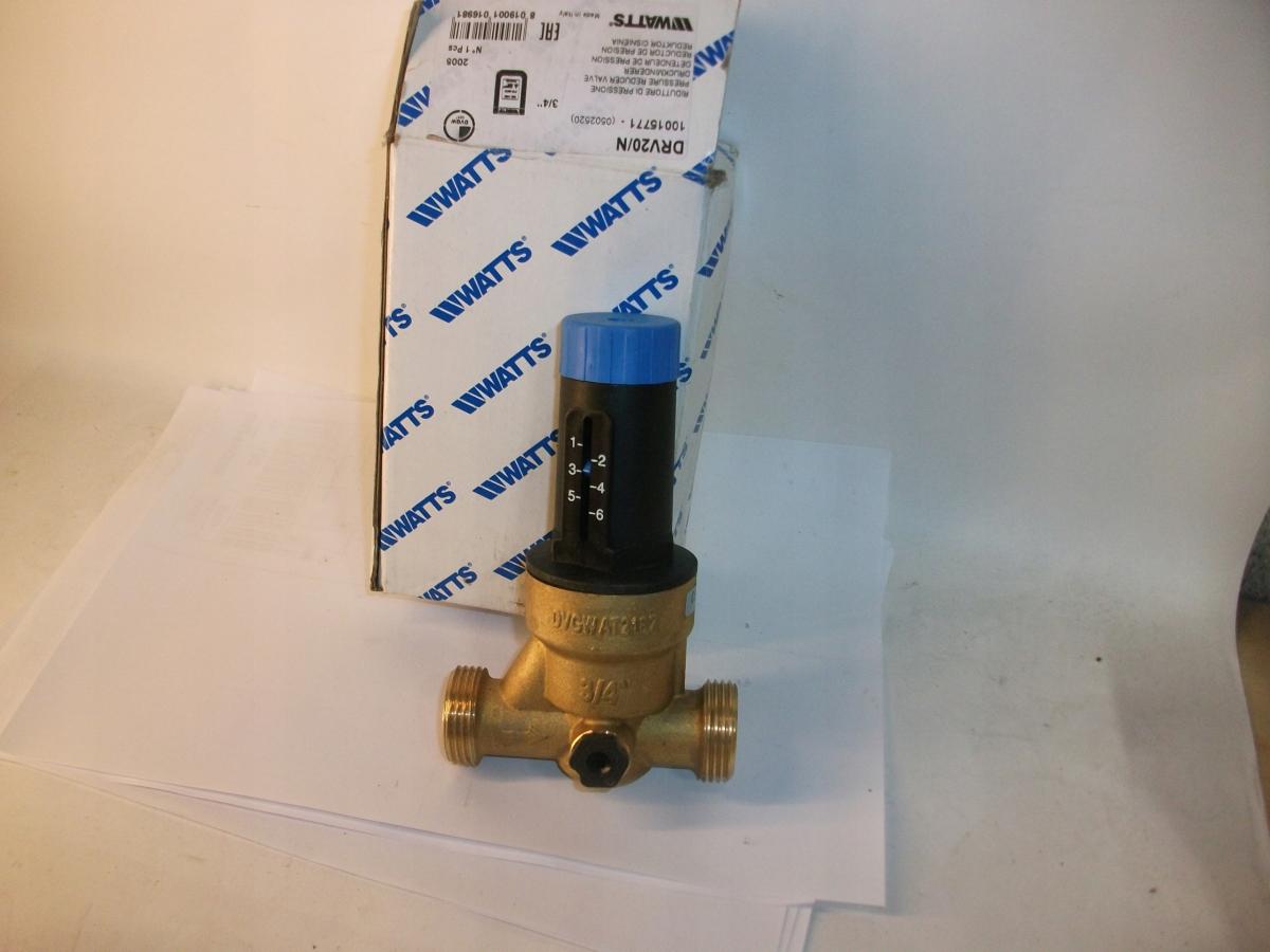 WATTS REDUKTOR CIŚNIENIA 3/4 ze skalą i półśrubunkami 48h