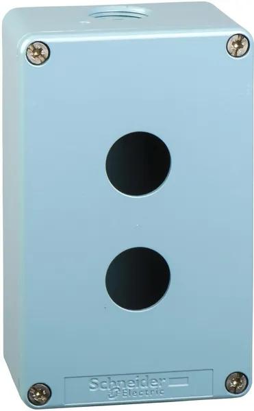 SCHNEIDER ELECTRIC Kaseta sterownika, szara, 2 otwory