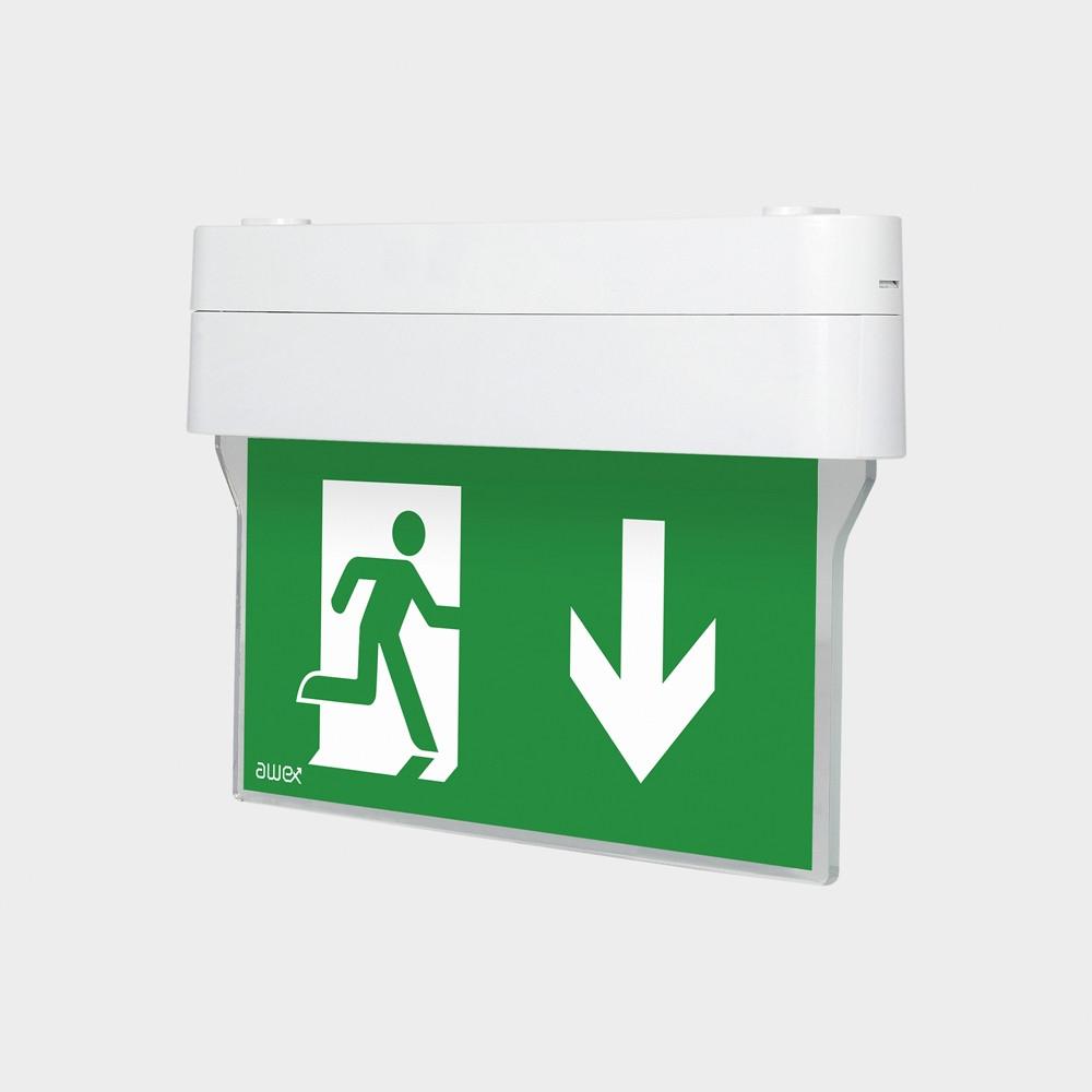 Awex Oprawa ARROW N LED 1W jednozadaniowa 48h