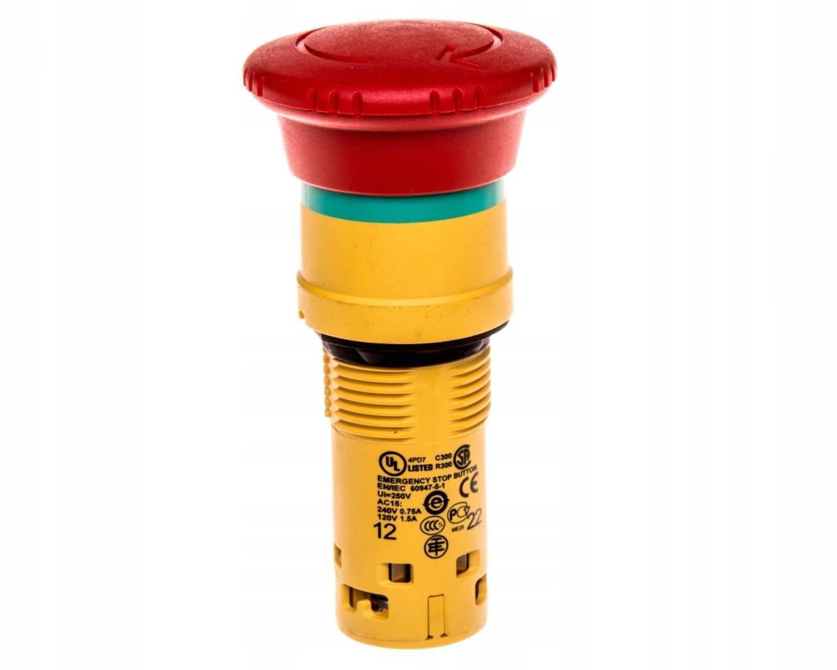 SCHNEIDER ELECTRIC XB7NS8444 Przycisk awaryjny STOP dłoniowy 2NC obrotowy