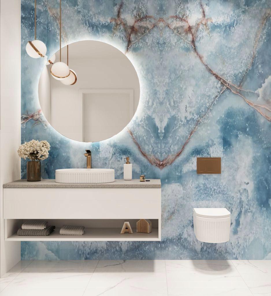 INVENA MISKA WC PODWIESZANA, QFS, GLAMOUR INVENA TREND RYFL DESK WOLNOOP