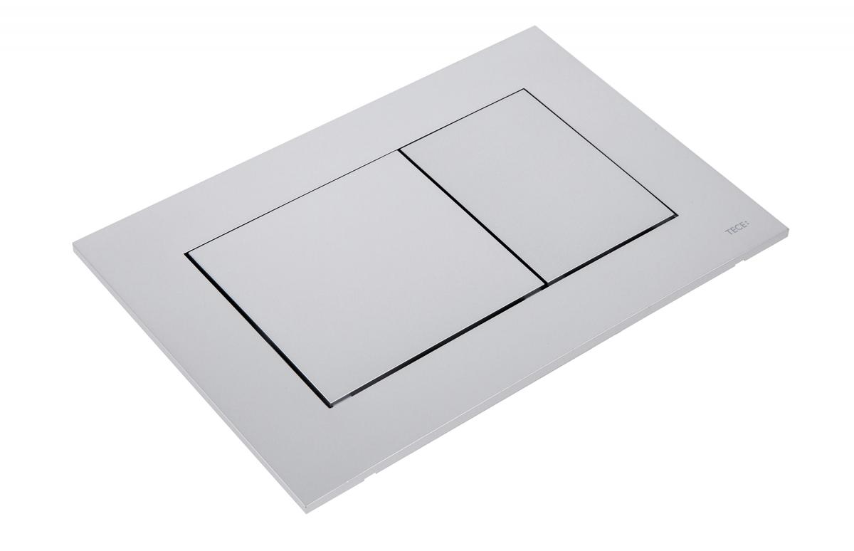 Przycisk spłukujący TECE now z tworz do WC chrom matowy 220x150x5 mm