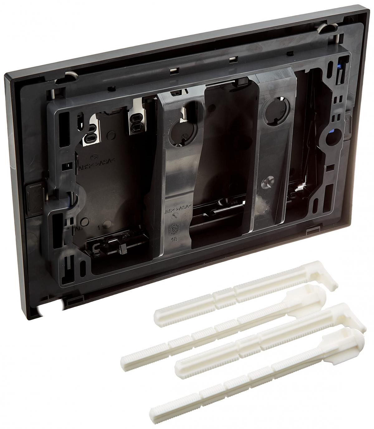 Przycisk uruchamiający GEBERIT Sigma20 prostokątny przedni czarny