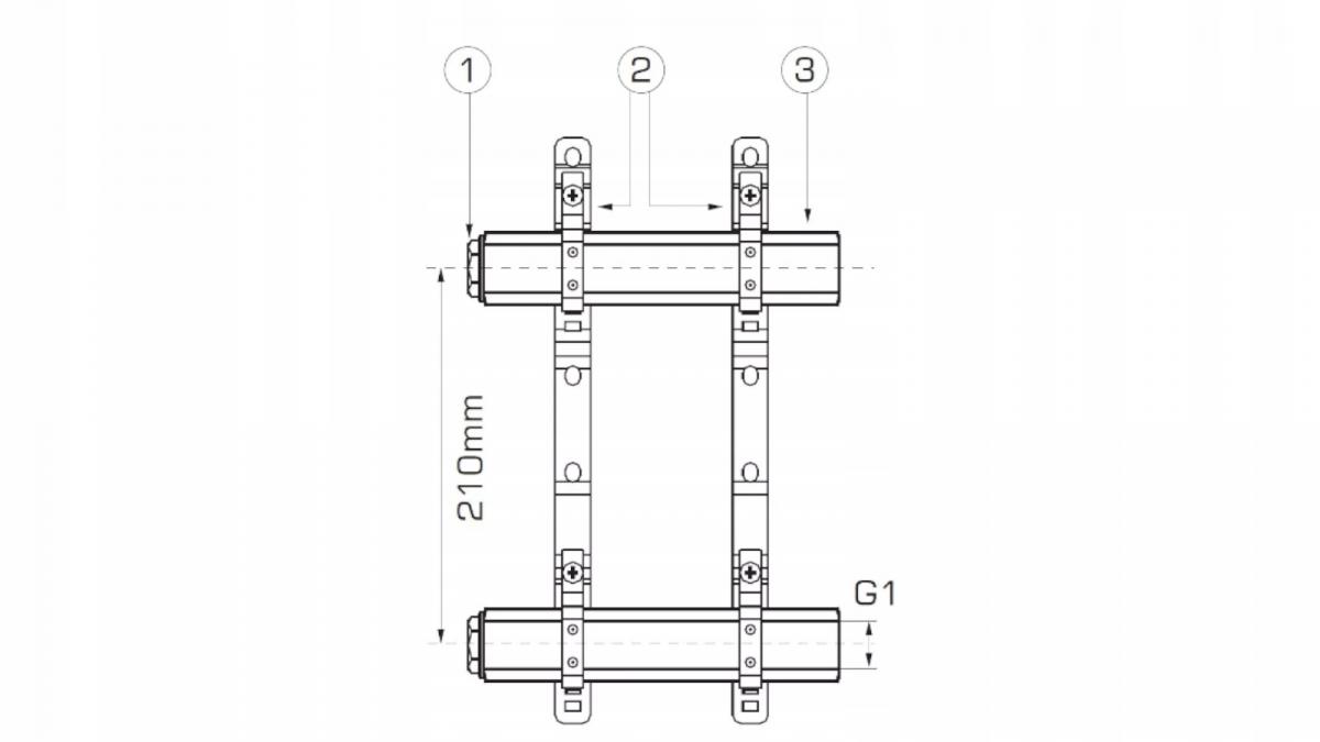 Rozdzielacz 9-ob FERRO RED kompletny 1 48h