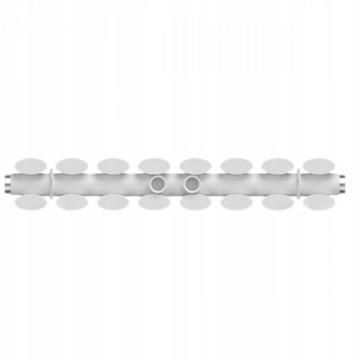 Grzejnik pionowy dekoracyjny INVENA DUO 2000X480 MOC: 1920W BIAŁY