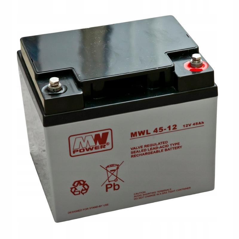 MPL POWER MW Power Akumulator AGM AGM 12V/45Ah 10-12 lat
