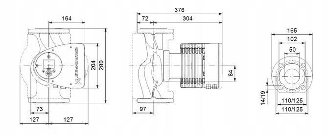 Grundfos Pompa obiegowa MAGNA3 50-120 F 1x230V 48h