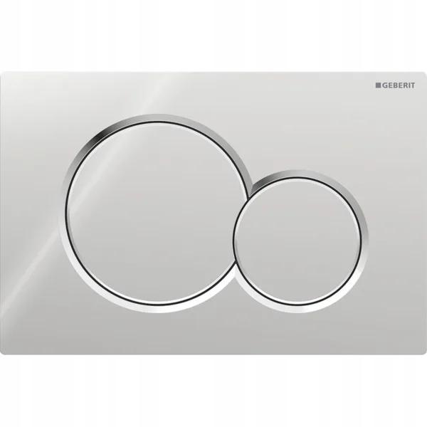 Przycisk uruchamiający GEBERIT Sigma01 okrągły przedni chrom błyszczący