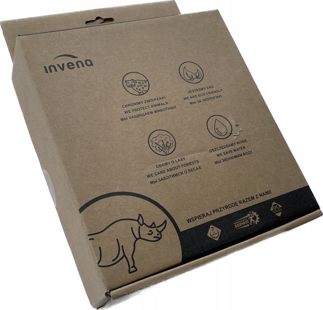 INVENA BATERIA BIDETOWA PODTYNKOWA KWADRATOWA, CHROM