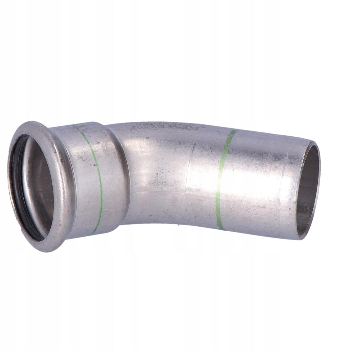 Kolano nyplowe 45° Inox - 35