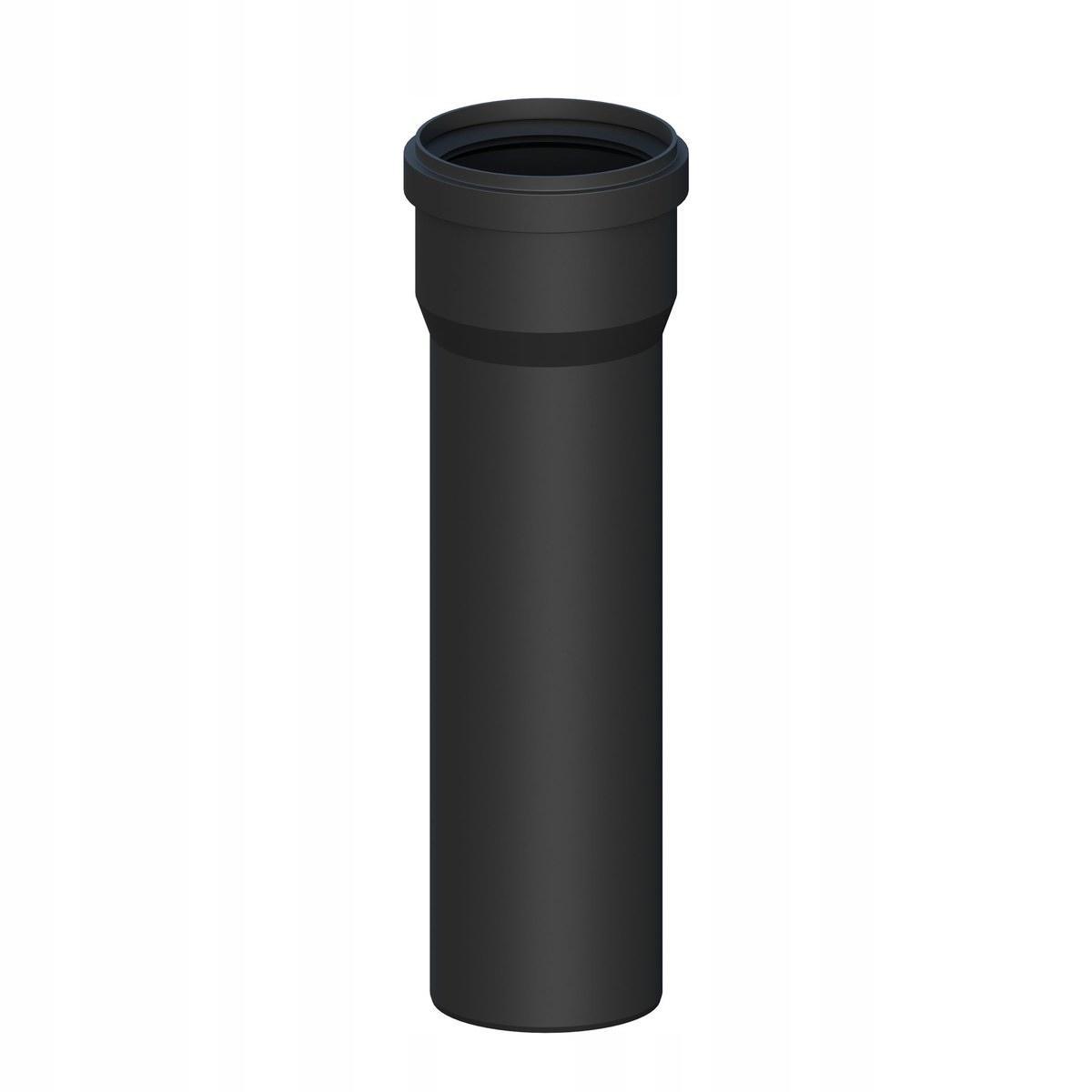Rura kominowa prosta PP L2000mm DN80mm odporna na promieniowanie UV z uszcz