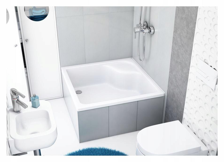 SCHEDPOL Brodzik akrylowy Doris Standard Plus 80x80x28 cm kwadratowy