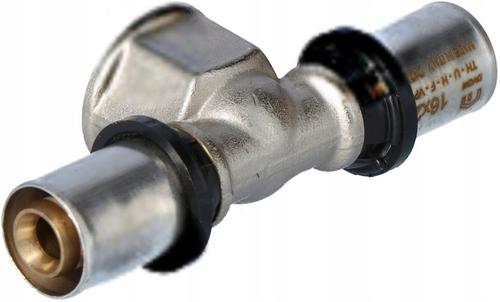 Trójnik PURMO CLEVERFIT, odejście z gwintem wewnetrznym 16x1/2 GWx16