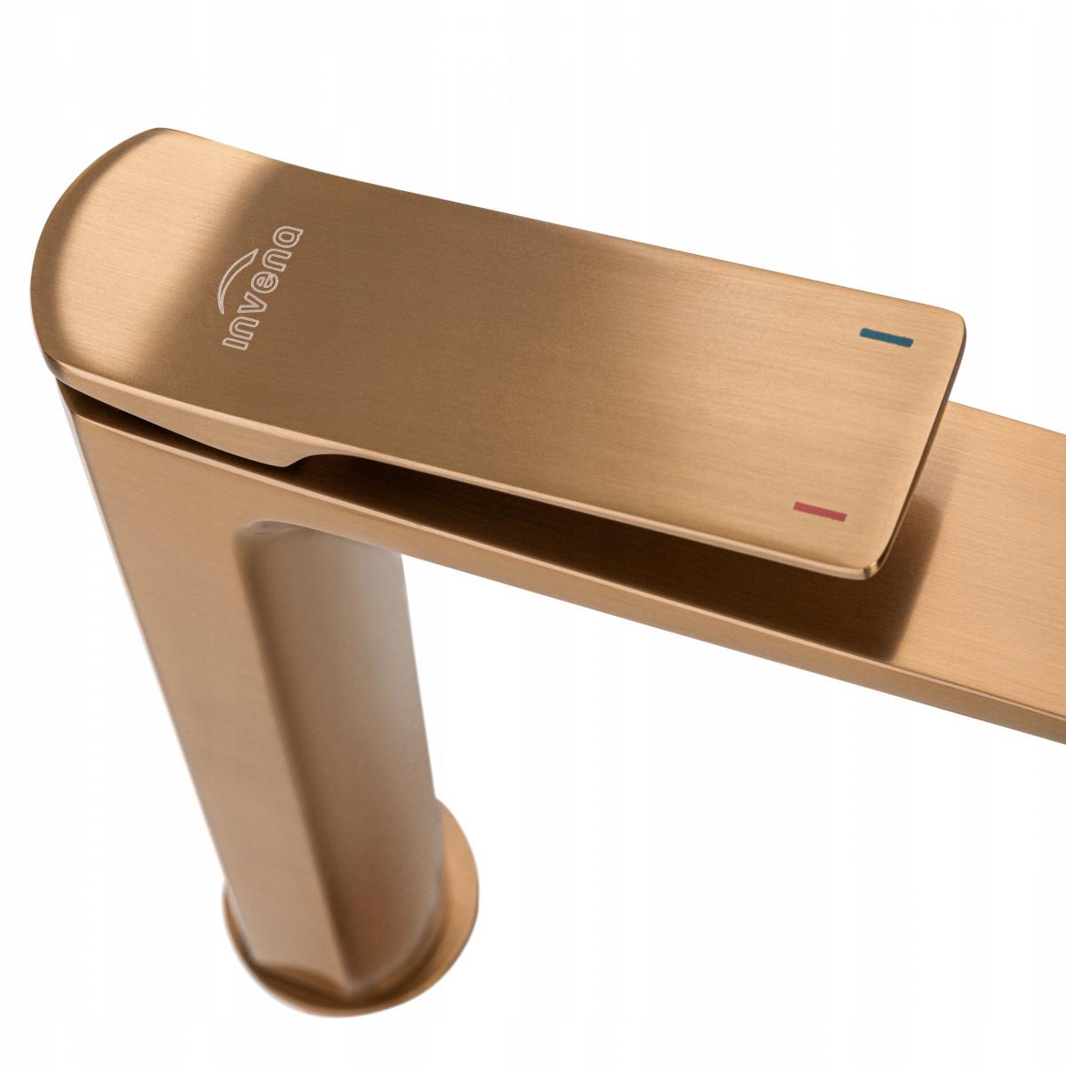 INVENA BATERIA UMYWALKOWA WYSOKA NERI PLUS INVENA TREND MIEDŹ