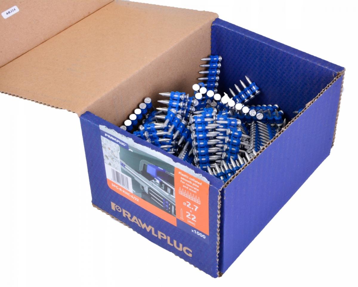 RAWLPLUG Gwoździe do betonu SC40II 22mm 1000szt