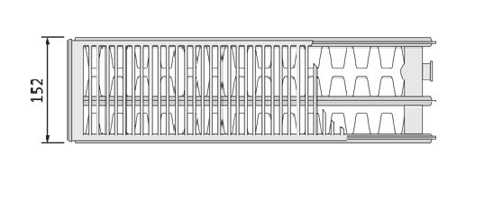 Grzejnik PURMO C 33 550x1000 boczny