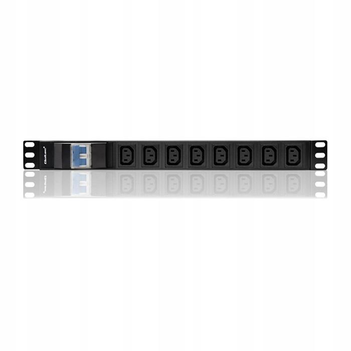 Listwa zasilająca antyprzepięciowa CB do szafy RACK 19 1U 10A PDU 8xIEC C1