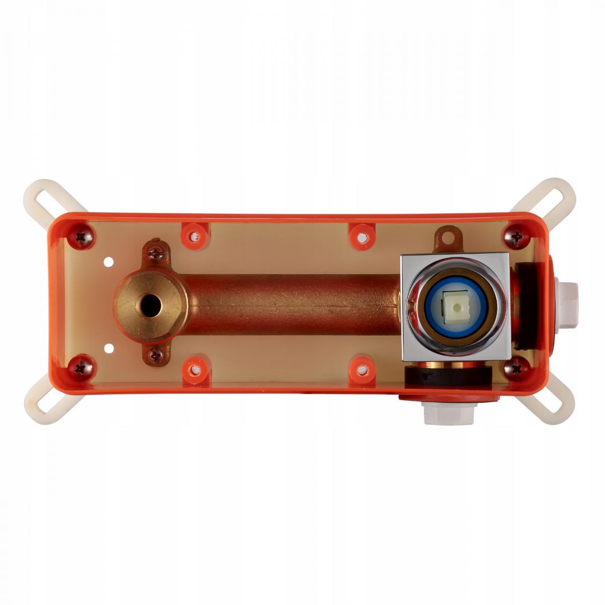 INVENA BATERIA UMYWALKOWA PODTYNKOWA PAROS INVENA TREND, CHROM