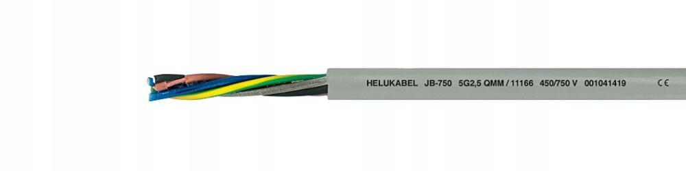 HELUKABEL Przewód sterowniczy JB-750 5G6 750V żyły kolorowe