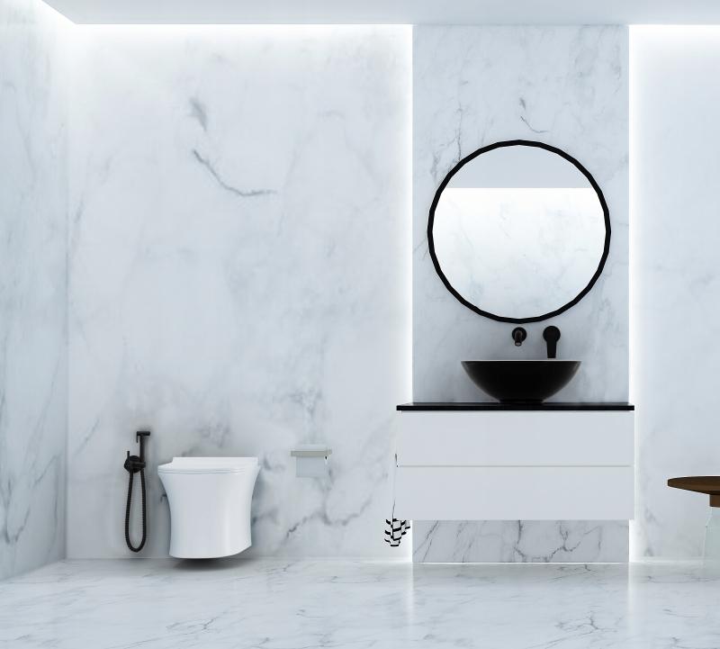 INVENA BATERIA UMYWALKOWA PODTYNKOWA DOKOS CZARNY