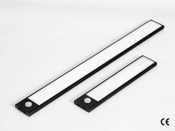 Oprawa meblowa LED do szaf, 400mm, 4000K, light sensor + pir, ładowanie 750