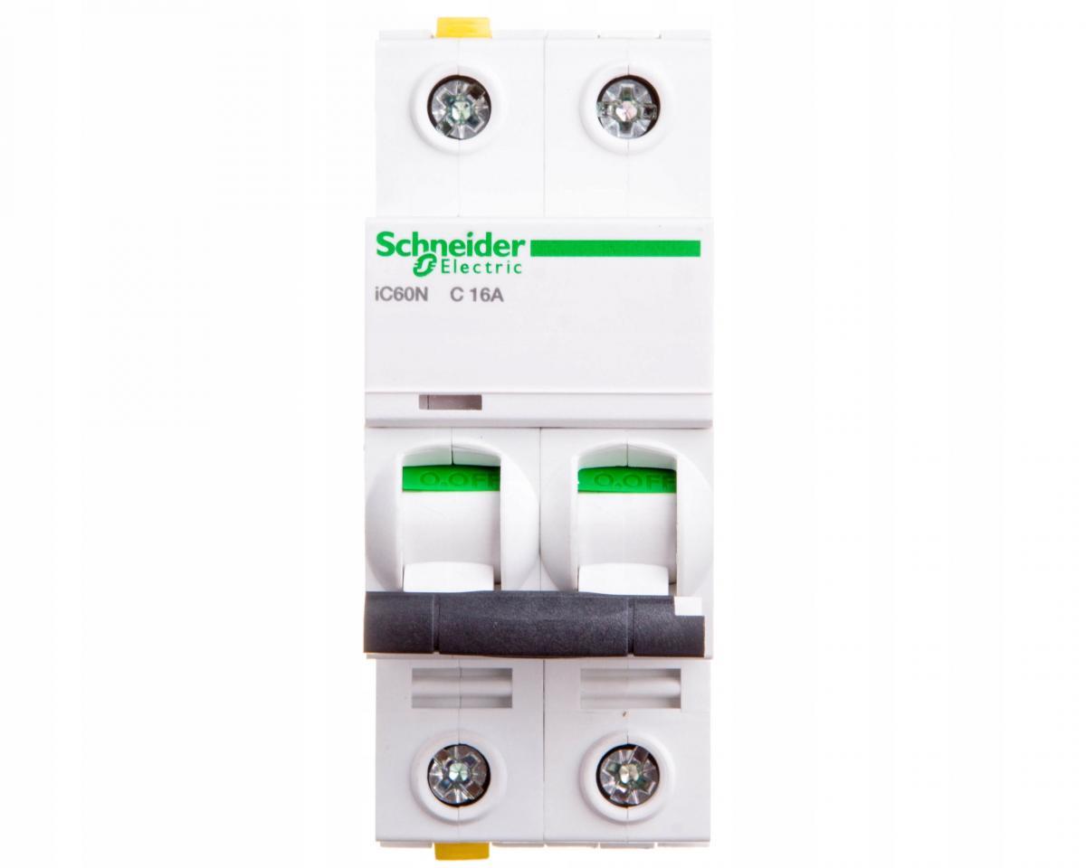 SCHNEIDER ELECTRIC Wyłącznik nadprądowy iC60N-C16-2 C 16A 2-biegunowy