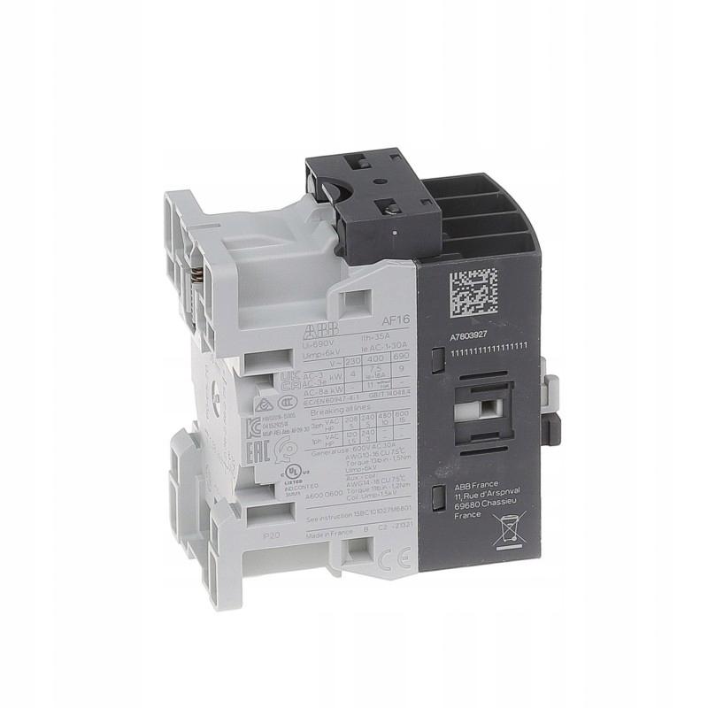 ABB AF16-30-01-13-Stycznik 16A,100-250VAC/DC