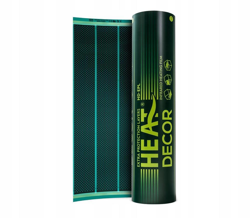 HEAT DECOR Folia grzewcza HD-EPL 80 W/m? - szerokość 100 cm - rolka 75 mb