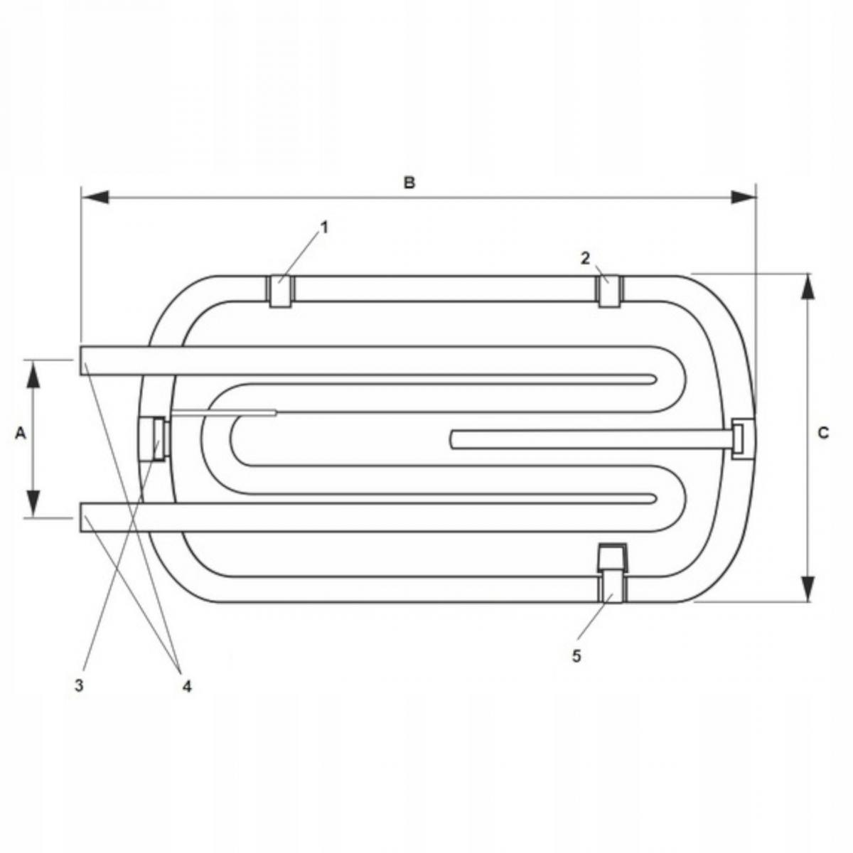 Wymiennik poziomy 107 KOSPEL WW-100 Termo Hit z wężownicą