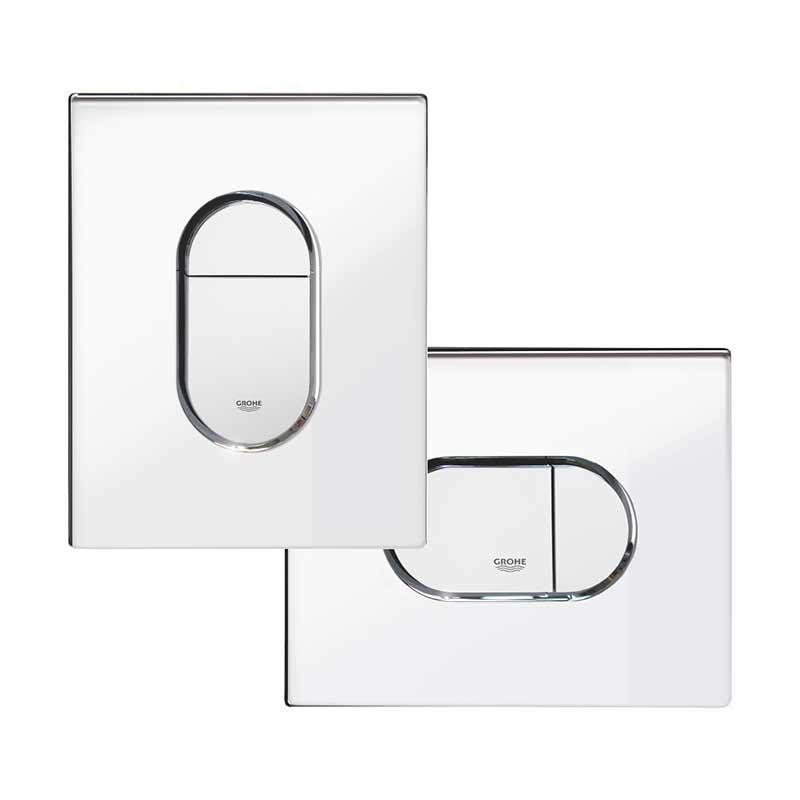 Przycisk uruchamiający GROHE Arena Cosmopolitan do WC chrom 156x197x10 mm