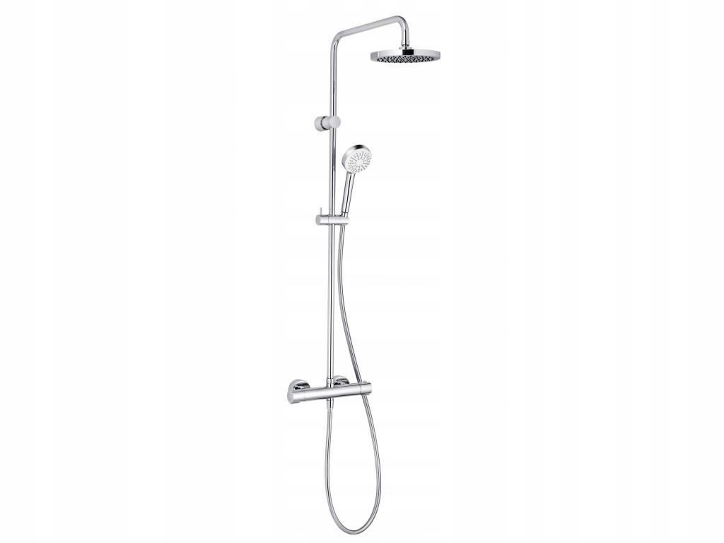 Dual shower system naścienny KLUDI LOGO 1s mosiężny głowica Ø 200mm