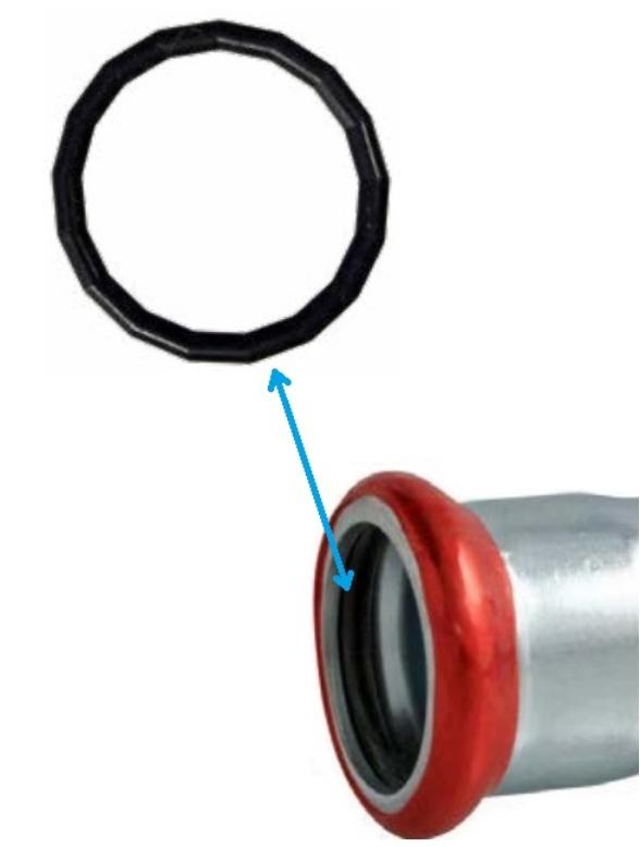 GEBERIT Trójnik Geberit Mapress C-Stahl redukcyjny d54-35