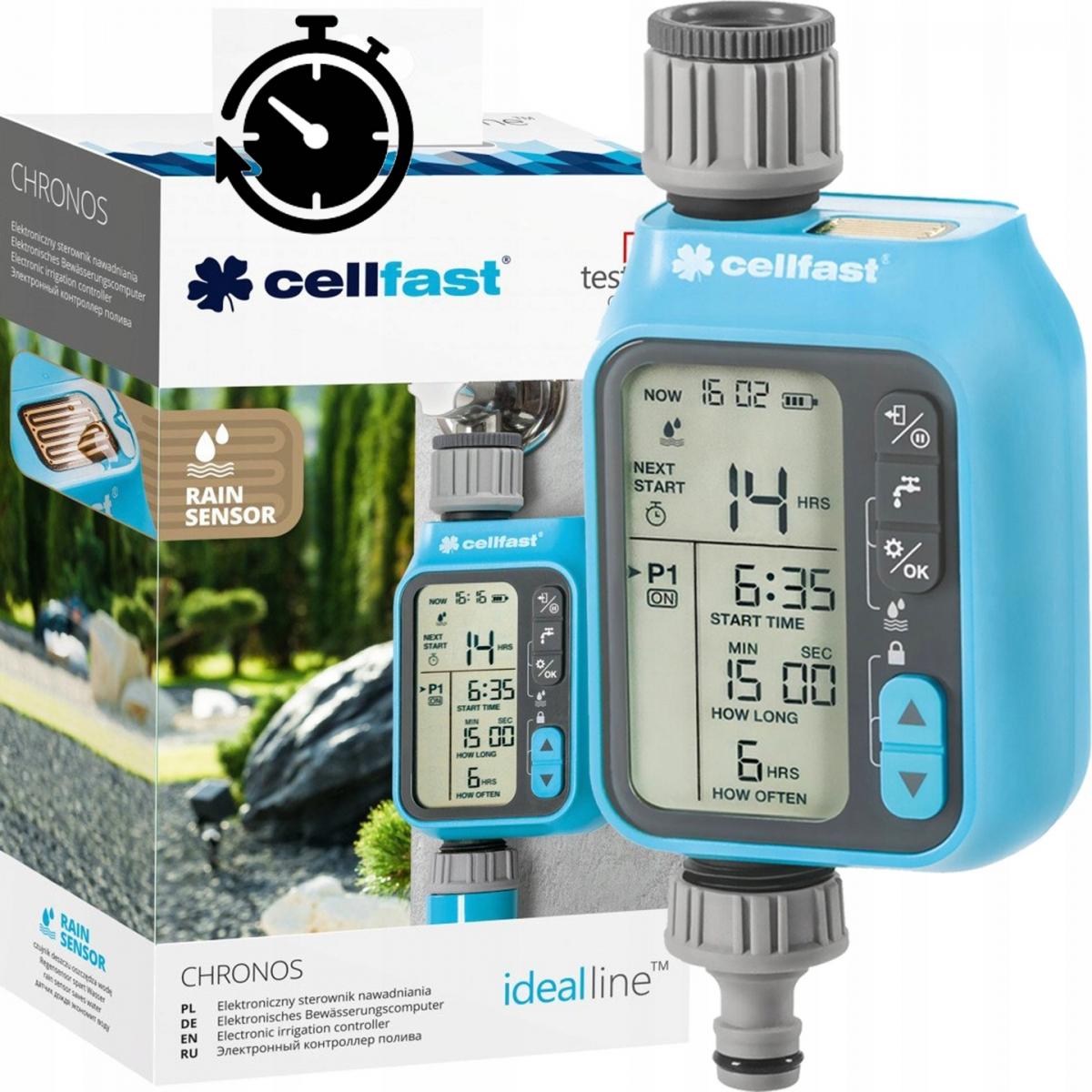 CELLFAST Elektroniczny sterownik nawadniania Chronos IDEAL
