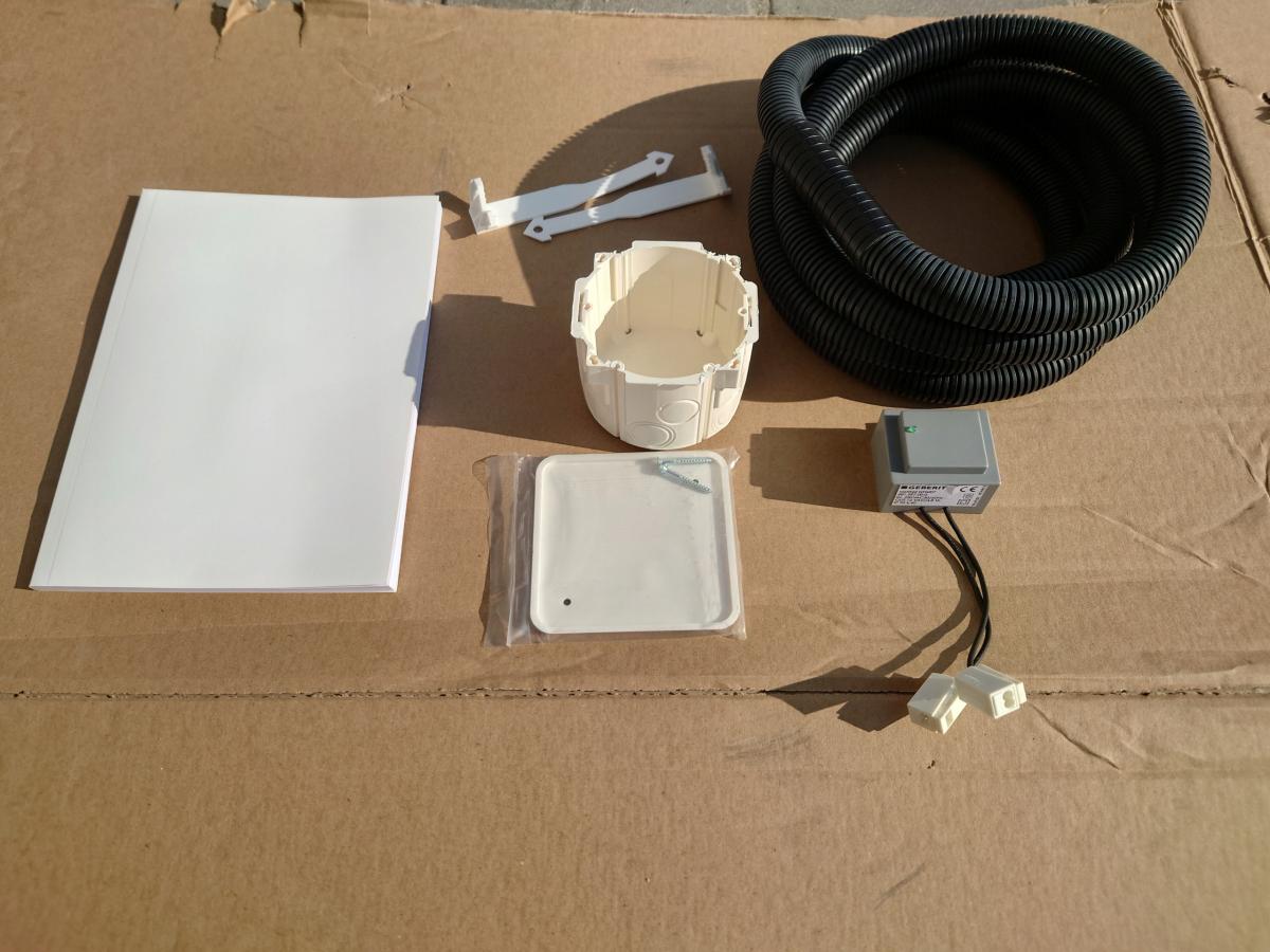 GEBERIT Zasilacz podtynkowy do baterii umywalkowych Typ 87, 88, 185, 186