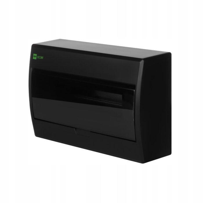 Rozdzielnica natynkowa elegant 1x12 IP 40 (PE+N) kolor czarny