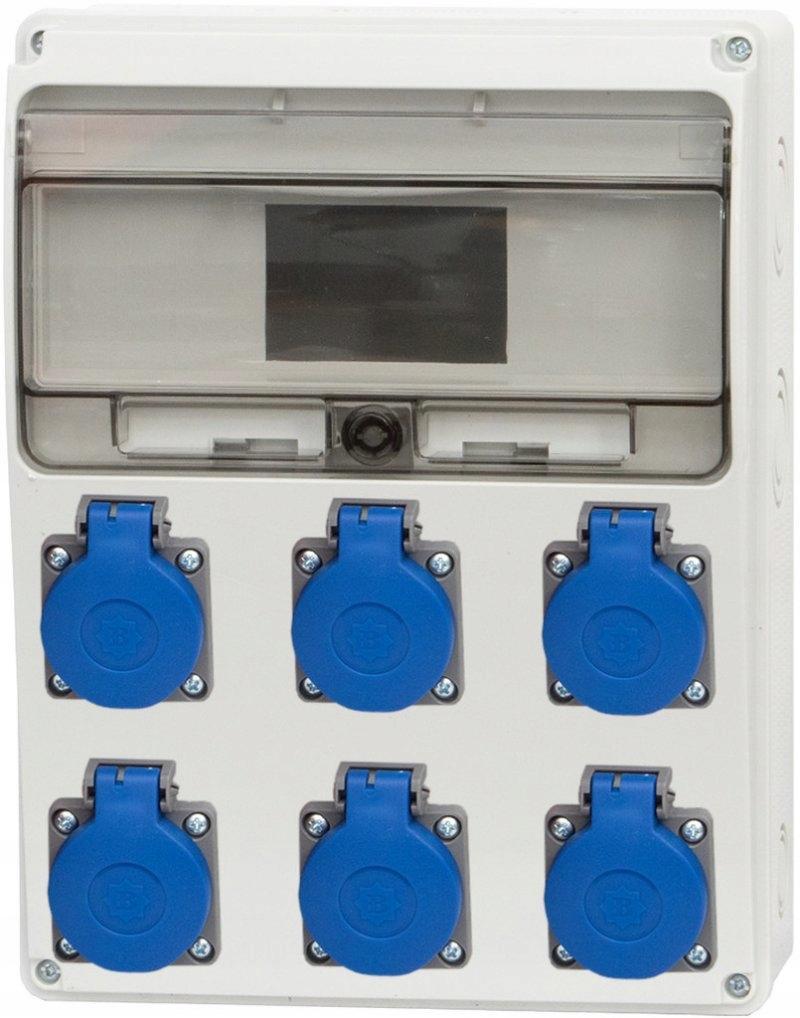 ONNLINE Rozdzielnica LAGO 11M 6x230V ONNLINE POWER