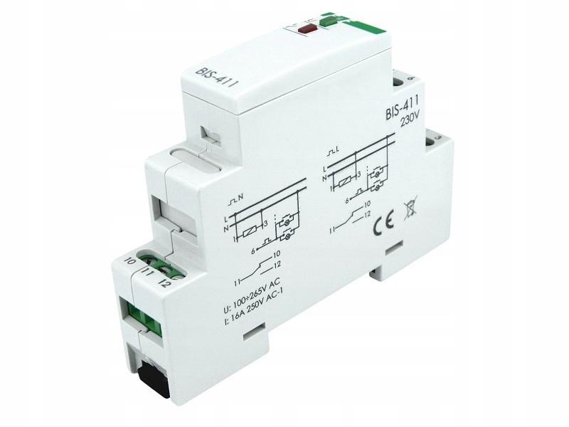 F&F Przekaźnik bistabilny BIS-411, montaż na szynie DIN BIS-411