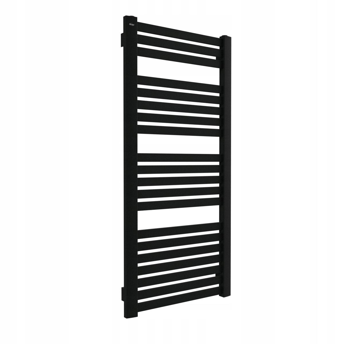 Grzejnik pionowy prosty Nadir DR AD-DR 95/55 447 W 945x565x66 mm czarny mat