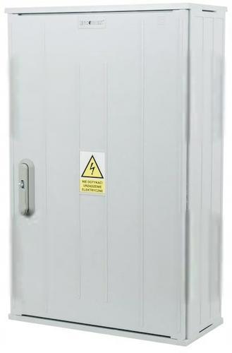 Obudowa termoutwardzalna SSTN 53x84x25 zamek/cięgła/kątowniki daszek skośny