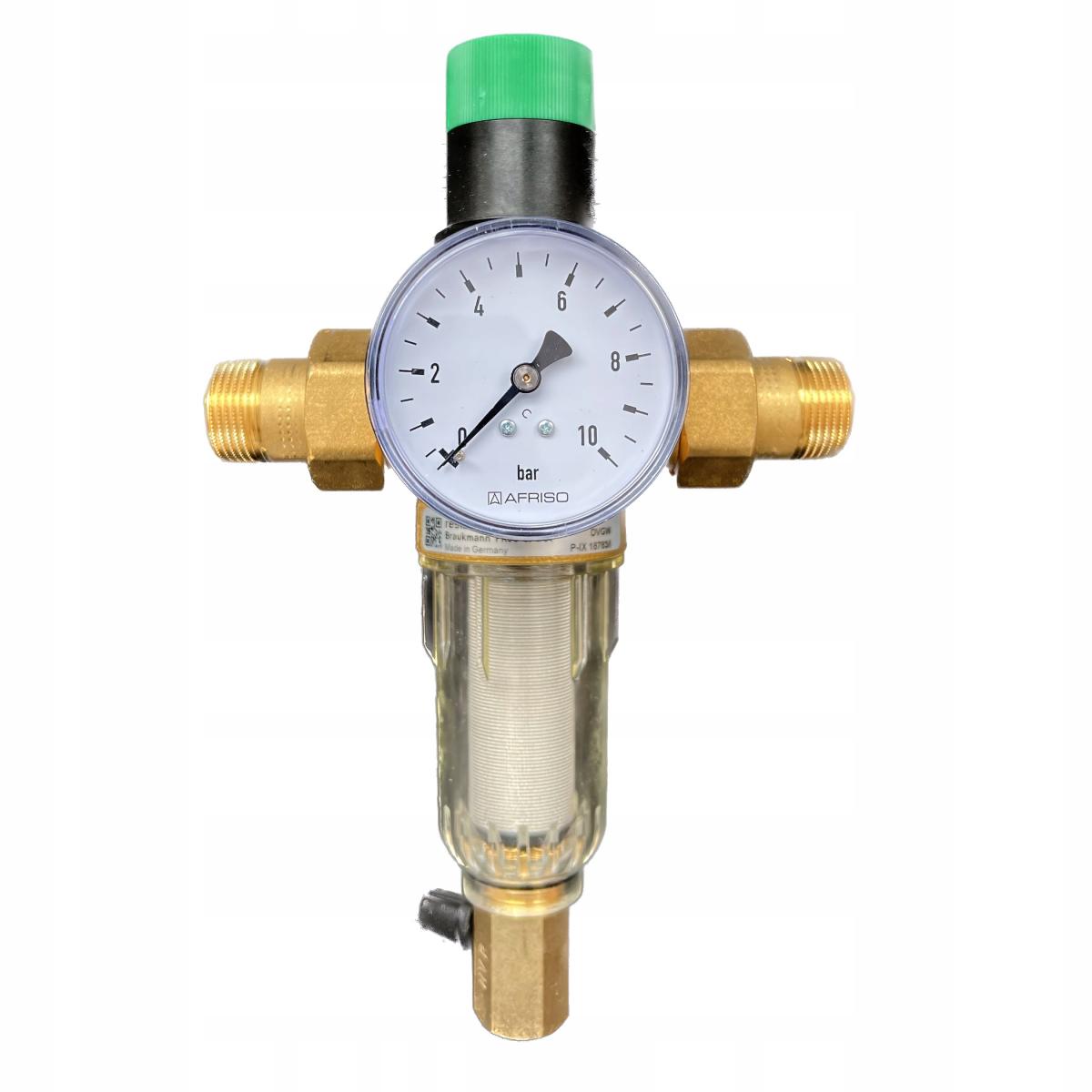 Filtr mini-plus z regulatorem ciśnienia, 1, z opłukiwaniem