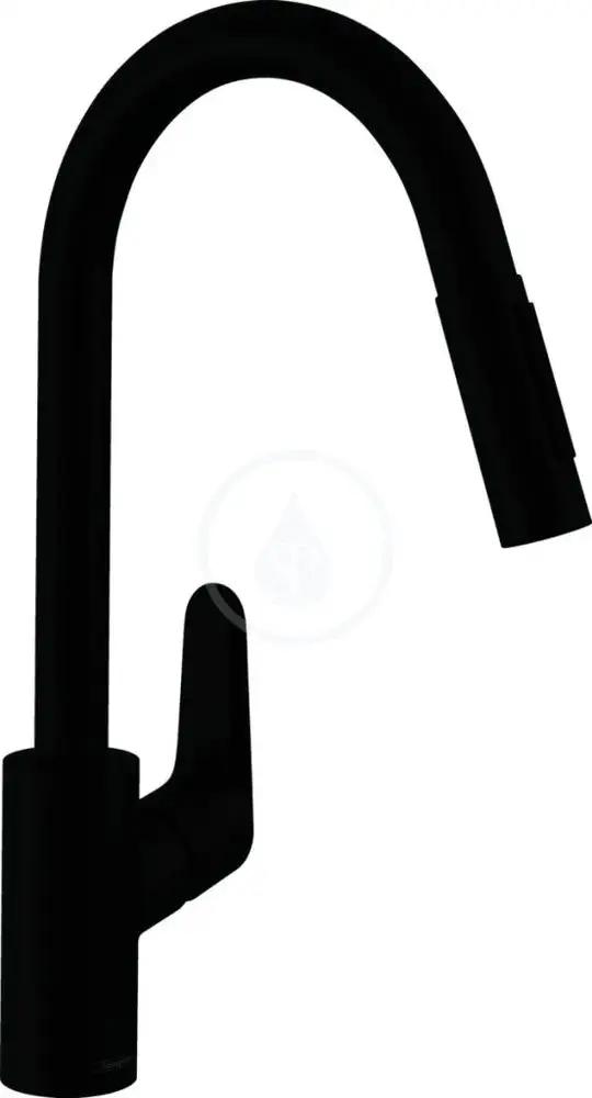 Focus M41 Jednouchwytowa bateria kuchenna 240, wyciągana wylewka, 2jet