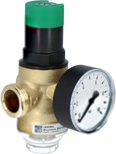 RESIDEO BRAUKMANN REGULATOR CIŚNIENIA D06F-3/4AM, MANOM. 48h