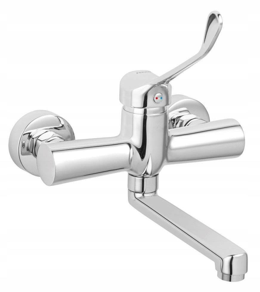 FERRO Bateria umywalkowa ALGEO MEDICO ścienna, chrom