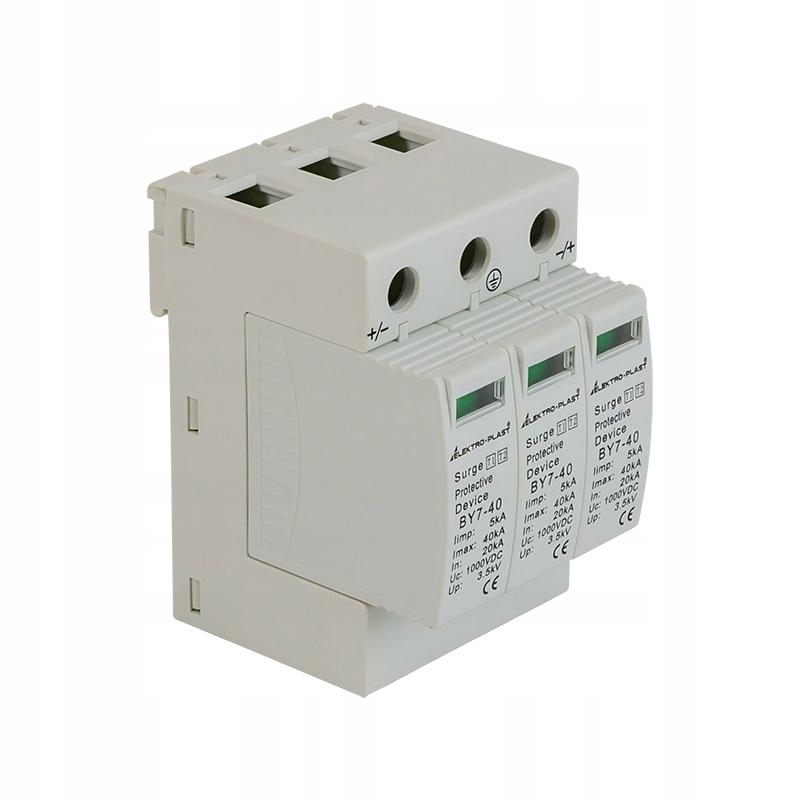 ELEKTRO-PLAST OPATÓWEK Ogranicznik przepięć PV 3P (T1+T2 DC) BY7-40 1000VDC