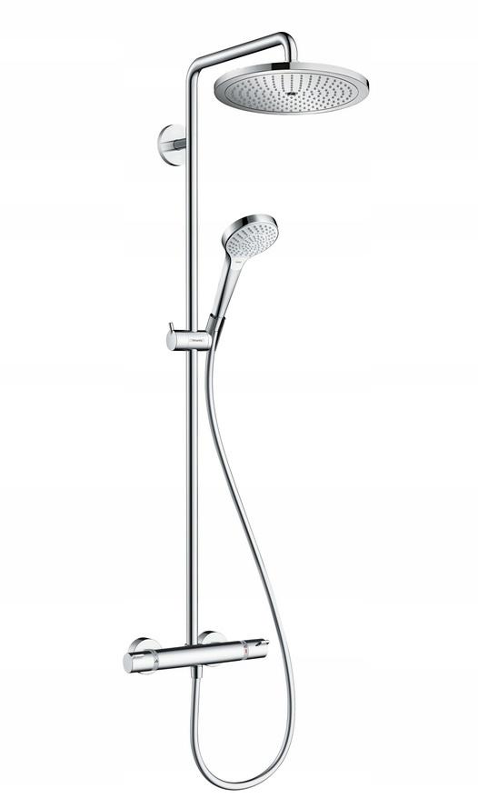 Bateria natryskowa ścienna ORAS SAGA2017 1-uchwytowa 2-otworowa chrom